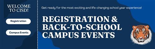 Registration and back to school campus events